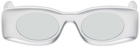 LOEWE White & Silver Paula's Ibiza Original Sunglasses