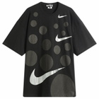 Comme des Garçons Men's x Nike Dot T-Shirt in Black
