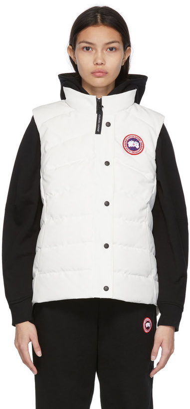 Photo: Canada Goose White Freestyle Vest