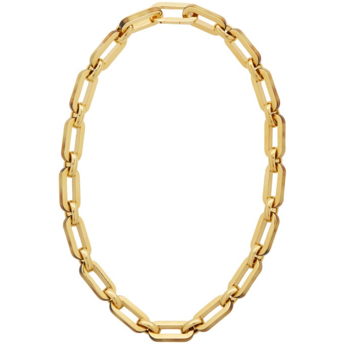 Burberry Gold Horn Chain Necklace Burberry
