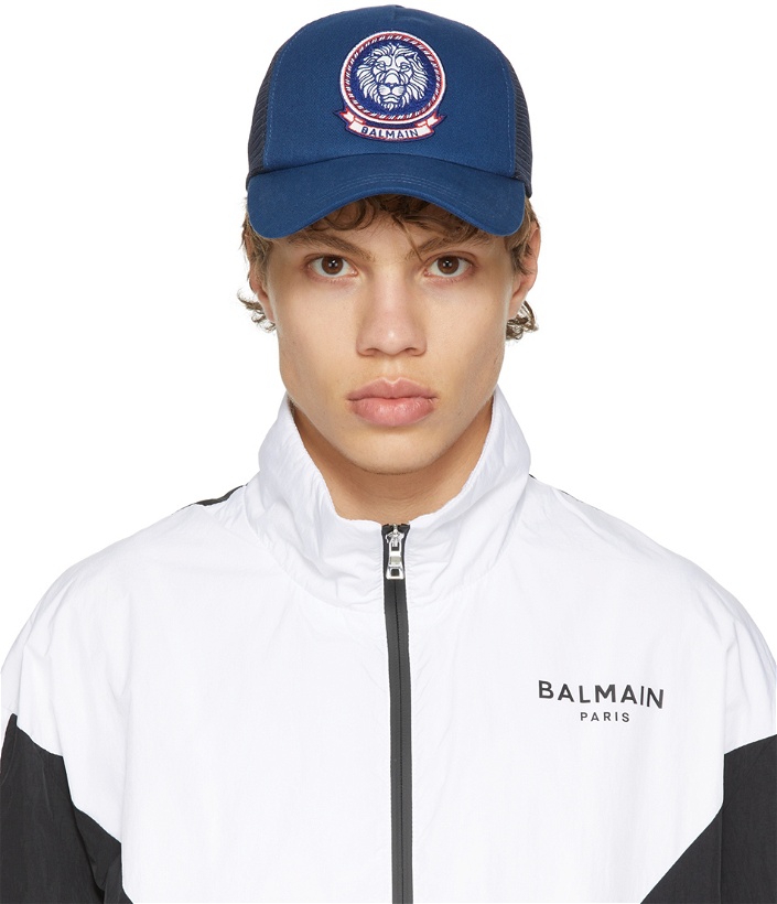 Photo: Balmain Navy Logo Cap