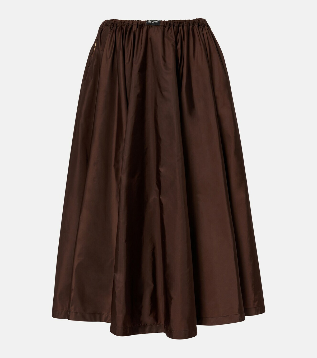 Prada Re-Nylon pleated midi skirt