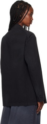 OPEN YY Black Washed Blazer
