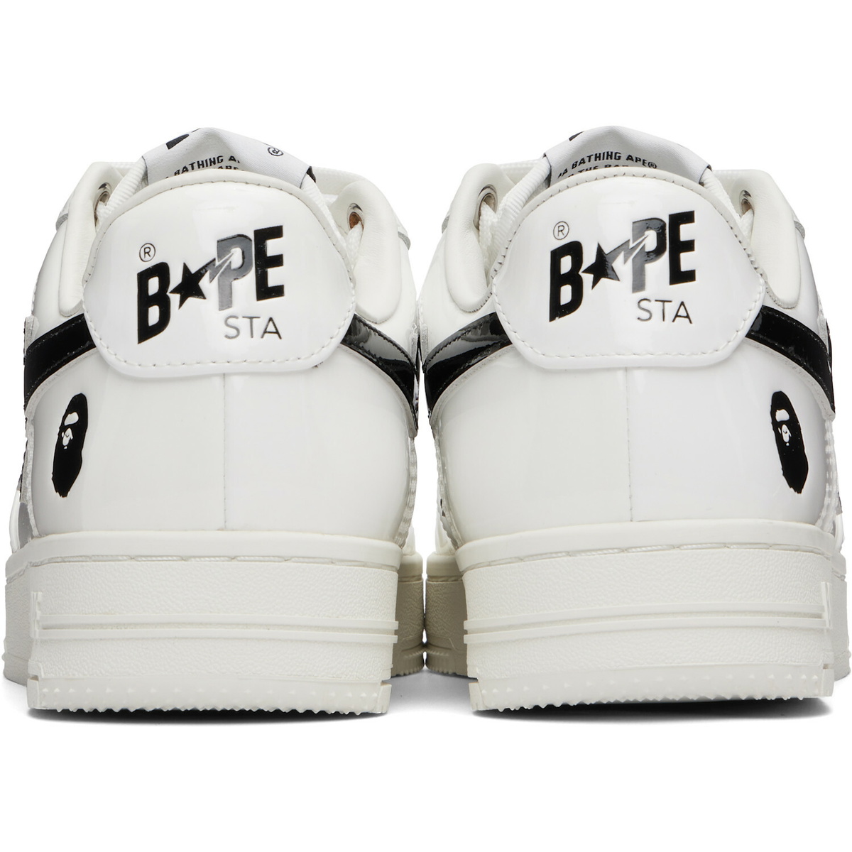 BAPE White & Black BAPE STA #2 L Sneakers