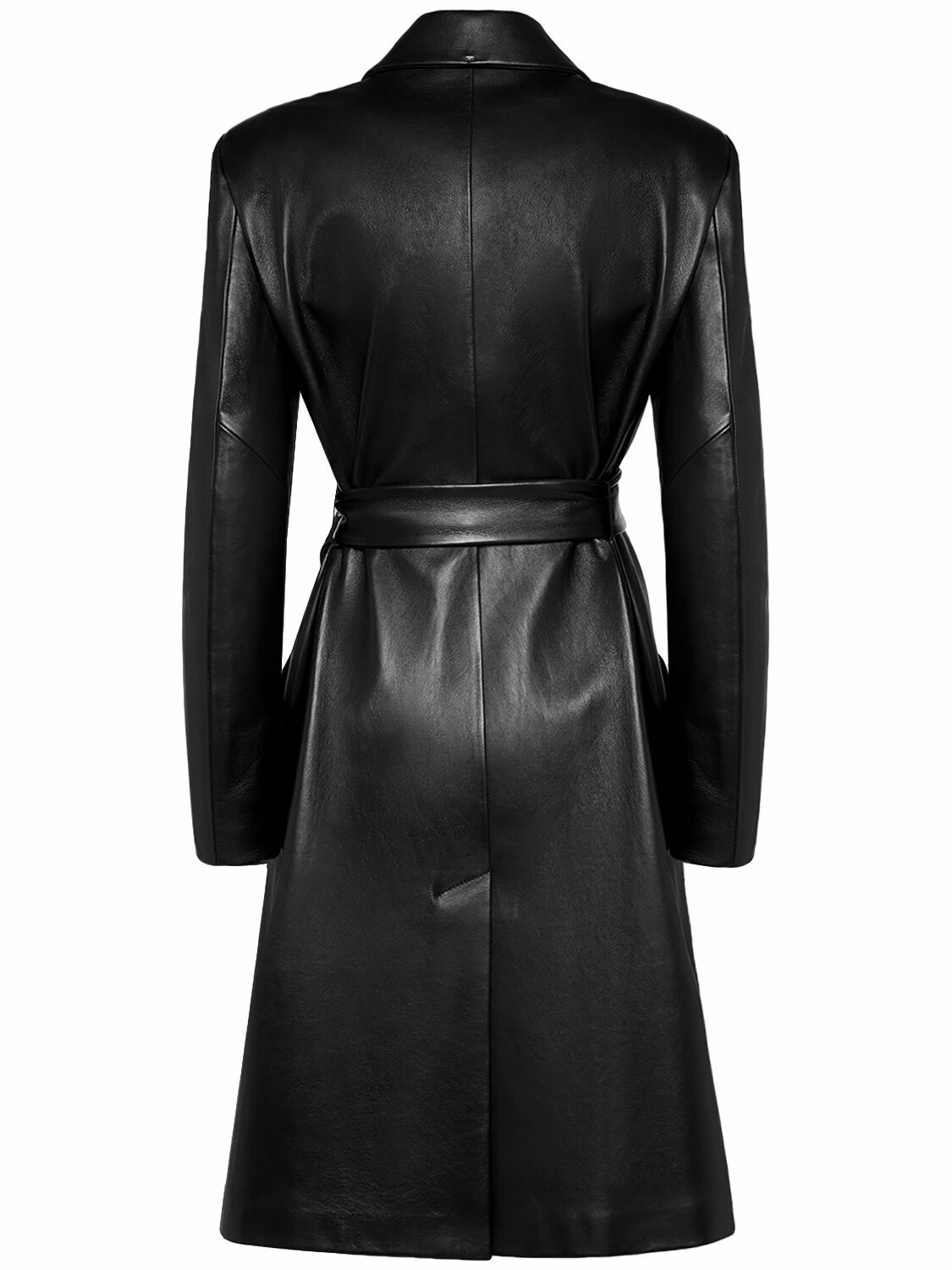 SPORTMAX Giostra Napa Leather Trench Coat Sportmax
