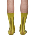 Issey Miyake Men Yellow Shima Socks