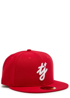 Twojeys X New Era Logo-embroidered Twill cap Red