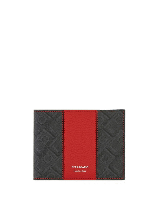 Photo: Ferragamo Mens Ferragamo Monogram wallet - Citymatch Capsule in Pink