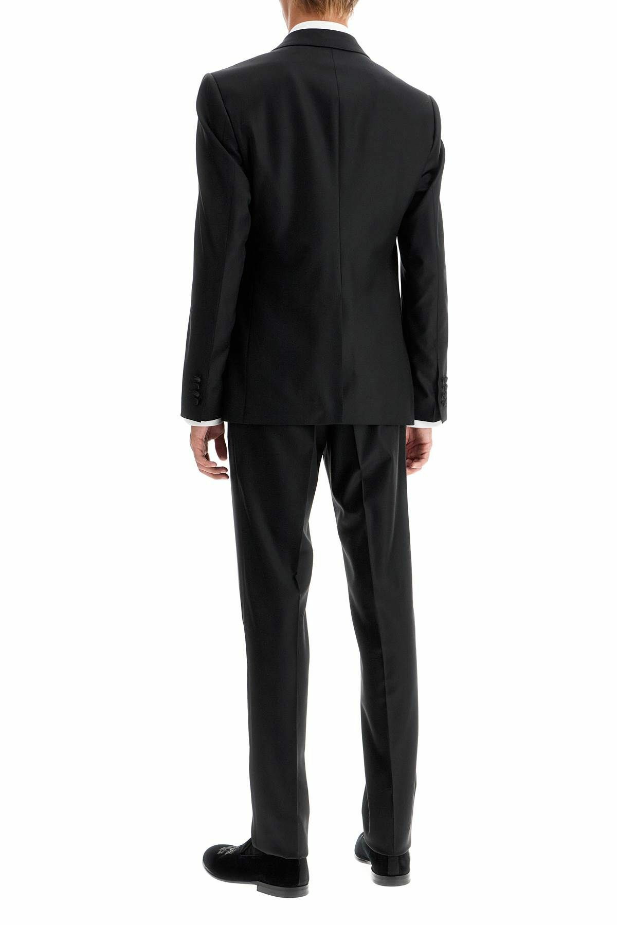テーラードジャケット Dolce&Gabbana Wool And Silk Tuxedo DOLCE & GABBANA wool and silk tuxedo suit Black Dolce & Gabbana