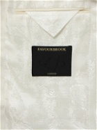 Favourbrook - Grosgrain-Trimmed Herringbone Linen and Silk-Blend Tuxedo Jacket - Neutrals