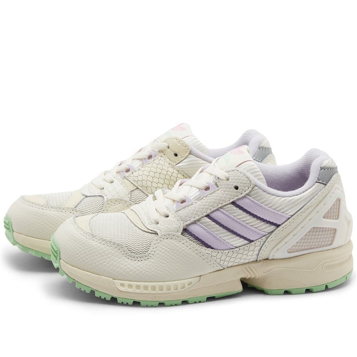Photo: Adidas ZX 9020 W Sneakers in Cloud White/Cream White/Glory Mint