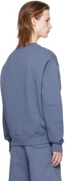 Maison Kitsuné Blue Handwriting Sweatshirt