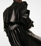 Saint Laurent - Leather trench coat