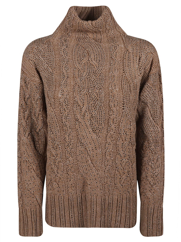 Photo: Ermanno Scervino All-over Crystal Sweater