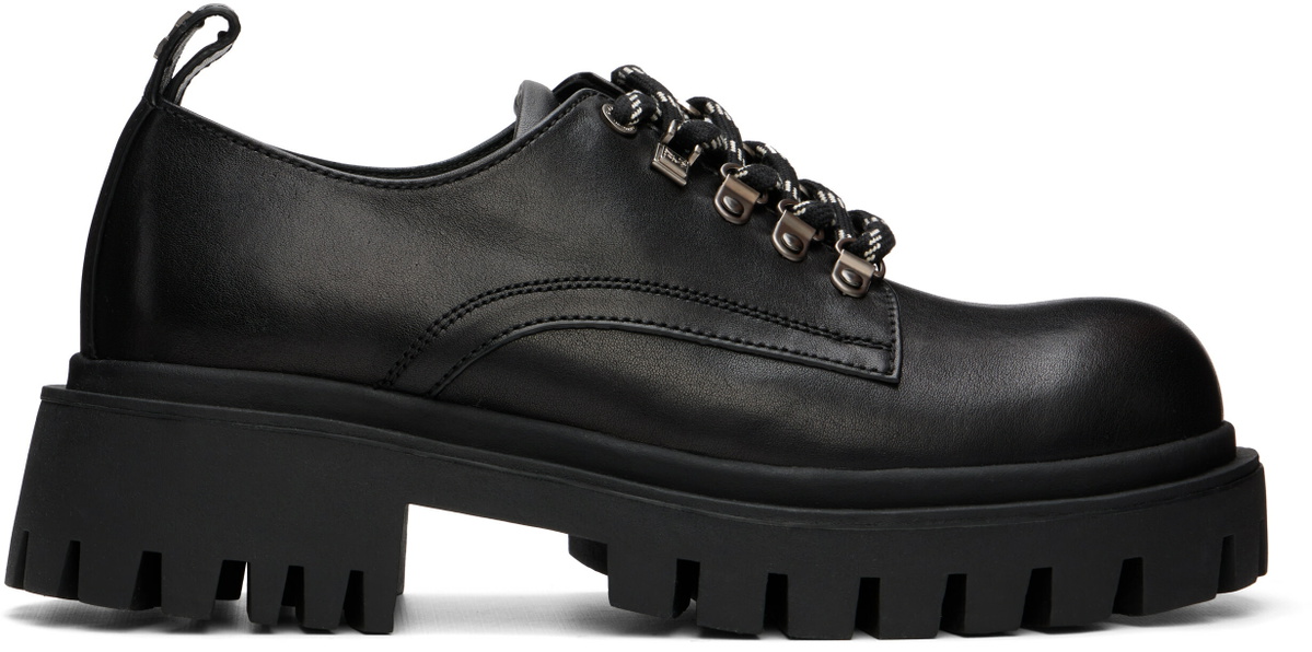 WOOYOUNGMI Black Leather Derbys