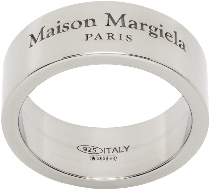 Photo: Maison Margiela Silver Band Ring