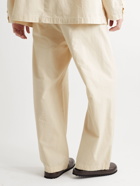 Barena - Wide-Leg Cotton Trousers - Neutrals