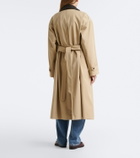 Bottega Veneta Intrecciato cotton trench coat