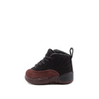 Air Jordan x A Ma Maniere 12 Retro TD Sneakers in Black/Burgundy Crush