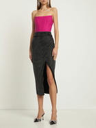 SELF-PORTRAIT - Hot Fix Viscose Midi Skirt