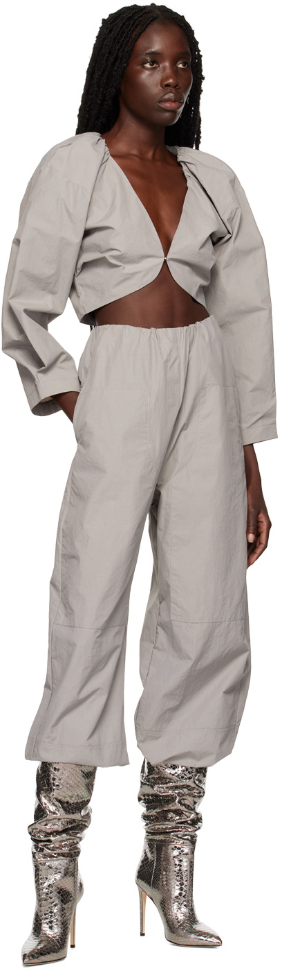 Paris Georgia SSENSE Exclusive Gray Cocoon Lounge Pants