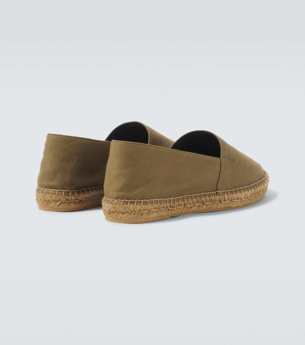 Saint Laurent Cassandre gabardine espadrilles