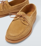 Saman Amel City Moc suede boat shoes
