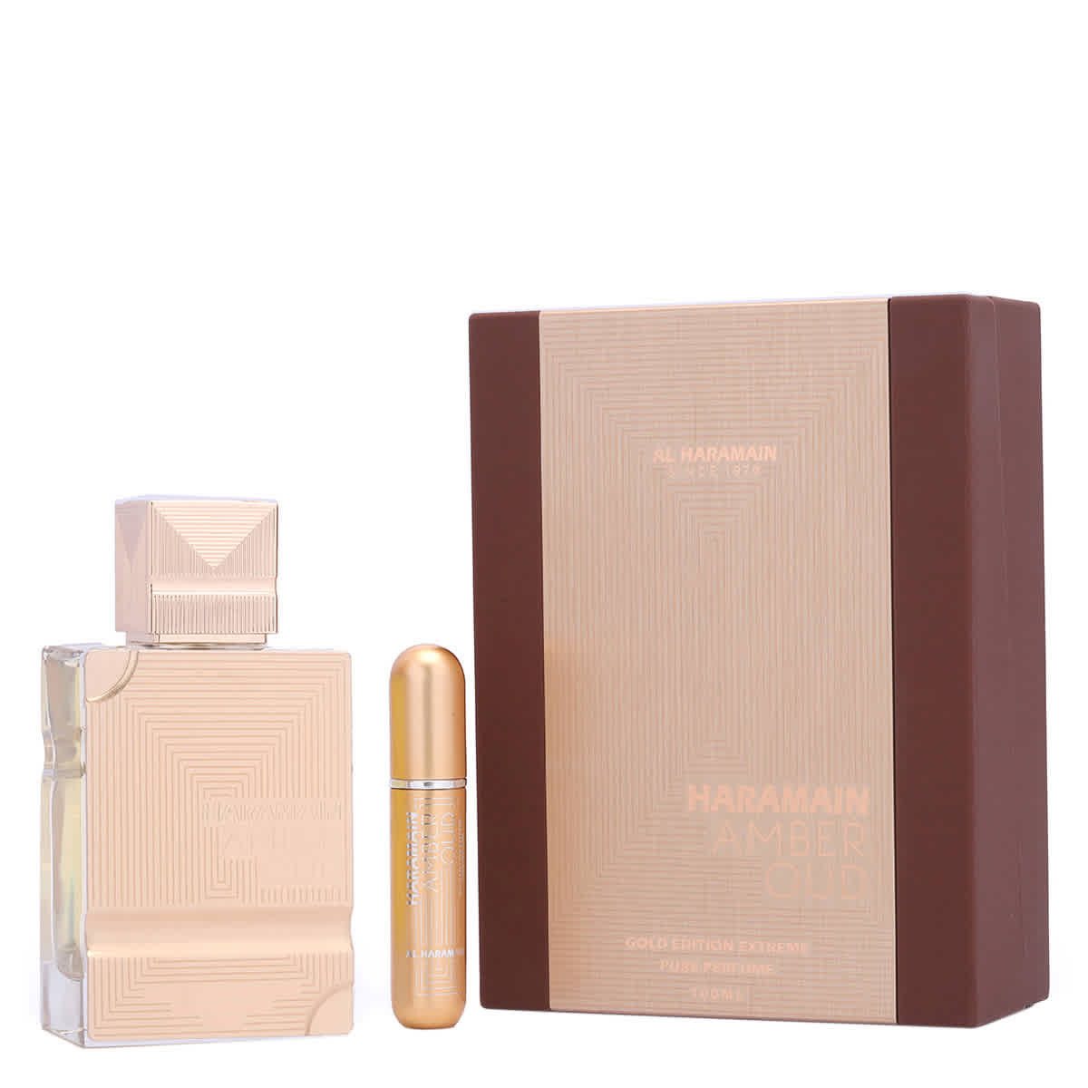 Al Haramain Unisex Amber Oud Gold Edition Extreme Pure Perfume Gift Set Fragrances 6291106813067