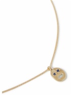Seb Brown - Mask Recycled Gold Ceylon Pendant Necklace