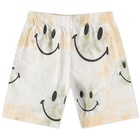 Market Men's Smiley Shibori Dye Short in Cream