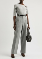 Giuseppe DI Morabito Wide-leg Jersey Trousers Grey
