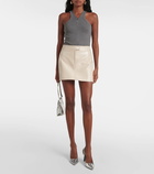 Courrèges Cotton ribbed-knit tank top