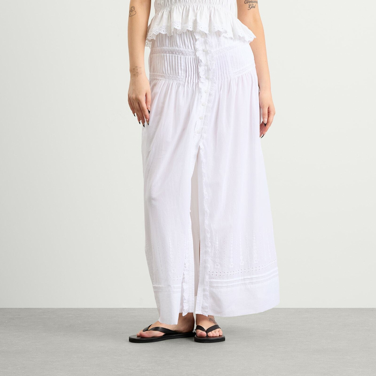 Isabel Marant Women's Étoile Loraine Maxi Skirt in White