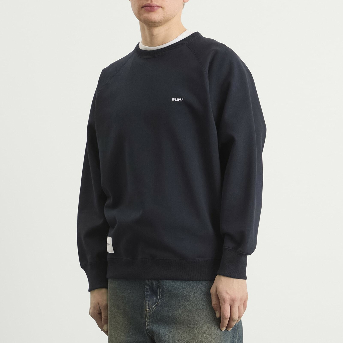 WTAPS Men's Sign Logo Sweatshirt in Navy