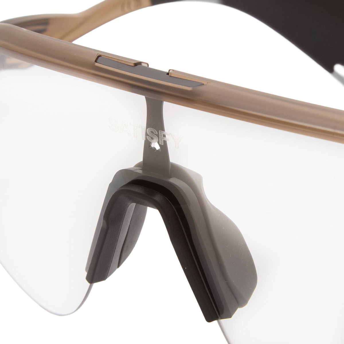 Oakley x Satisfy Stunt Devil Sunglasses in Matte Brown Smoke 