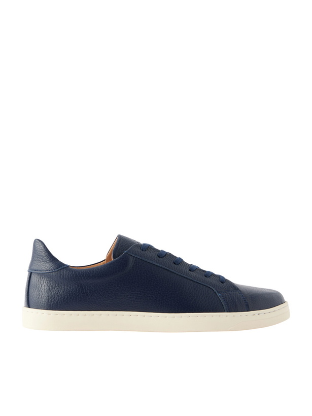 Photo: George Cleverley - Jack III Deerskin Sneakers - Blue