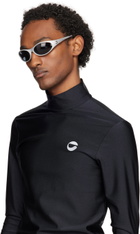 Coperni Silver Cycling Sunglasses