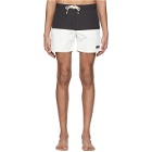 Saturdays NYC Black and Off-White Ennis Board Shorts
