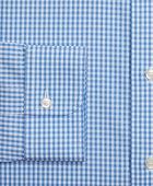 Brooks Brothers Men's Stretch Madison Relaxed-Fit Dress Shirt, Non-Iron Gingham | Blue