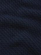A.P.C. - JW Anderson Swann Webbing-Trimmed Ribbed Wool Poncho