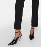 Givenchy Show patent leather slingback pumps