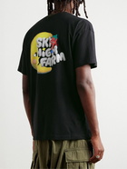 SKY HIGH FARM - Logo-Print Organic Cotton-Jersey T-Shirt - Black