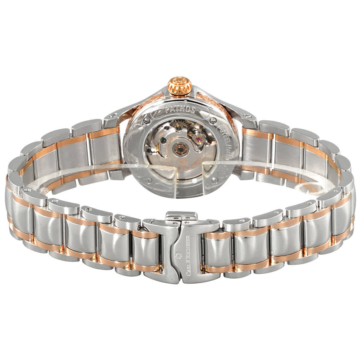Carl F. Bucherer Pathos Queen Automatic White Dial Ladies Watch 00.10550.07.25.21