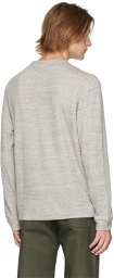 Naked & Famous Denim Grey Slim Crew Sweatshirt