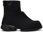 424 Black Overlay Boots