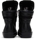 Rick Owens Black Geobasket Sneakers