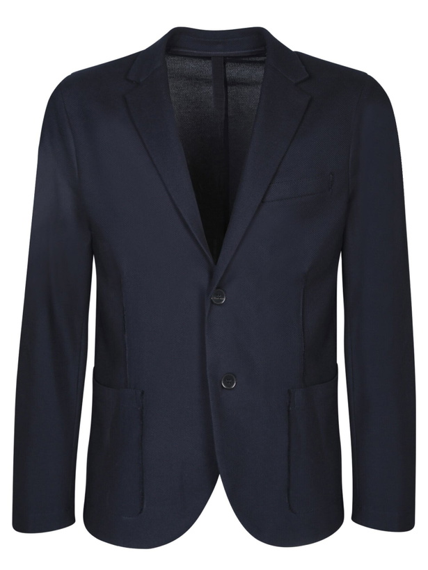 Photo: Harris Wharf London Honeycomb Blue Cotton Jacket