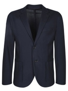 Harris Wharf London Honeycomb Blue Cotton Jacket