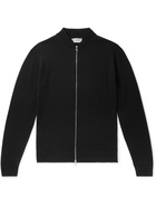 John Smedley - Slim-Fit Merino Wool Zip-Up Cardigan - Black