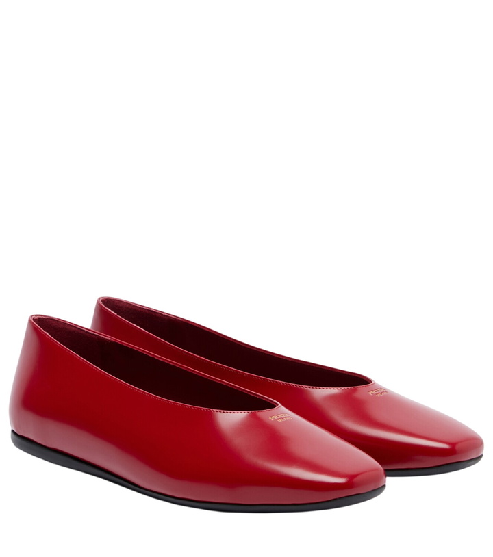 Photo: Prada Leather ballet flats